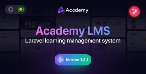 Academy LMS Laravel Learning Management System 1.2.1 Activated